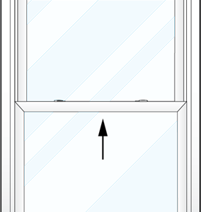 single hung window